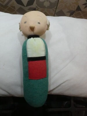 ANCIENNE POUPEE QUILLE  BECASSINE EN TISSU - Photo 1/4