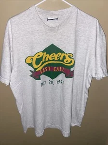 Vintage Lee Cheers Last Call 1993 Fernsehen TV Werbe Promo T-Shirt XL - Bild 1 von 8