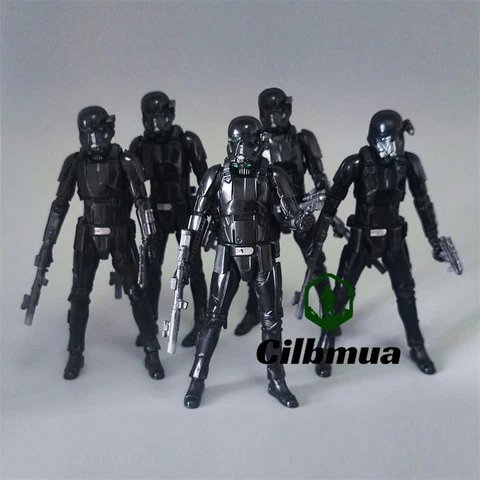 Lot of 5pcs Star Wars Shadow Stormtrooper Black Trooper 3.75" Action Figure Gift Cover