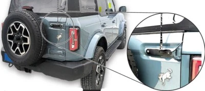 PROCOMM PC21-4404B 3FT CB ANTENNA KIT REAR SWING DOOR MOUNT 2021 &UP FORD BRONCO - Image 1 of 4