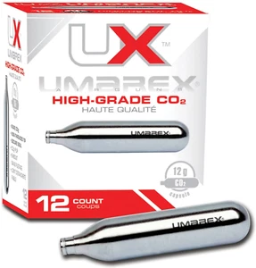 Umarex High-Grade CO2 Cartridges for Pellet Guns, BB Guns and Airsoft Guns - Picture 1 of 12