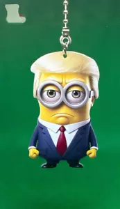 Donald Trump Ceiling Fan Pull Chain Minion Trump Light Fan Pull Chain Extension - Picture 1 of 3