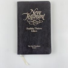 New Testament Bible Possibility Thinkers Edition Leather NKJ New King James 1982
