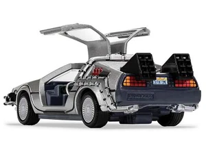 DMC DeLorean Time Machine with Doc Brown Figure "Back to the Future" (1985) Movi - Picture 1 of 4