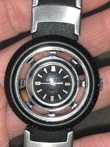 Vintage Jules Jurgensen Monte Carlo Watch w/Box Hang Tag Mechanical Keeping Time - Picture 1 of 13