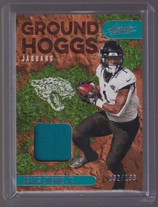 2023 Panini Absolute Travis Etienne Jr Ground Hoggs Jersey Patch /199 #GH-14 - Picture 1 of 2