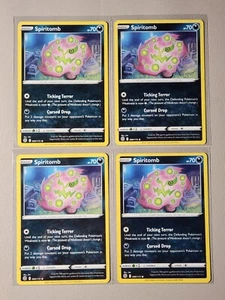 4x Spiritomb 089/172 Pokemon card Brilliant Stars common NM - Picture 1 of 1