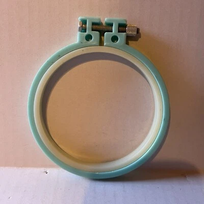 Bates Hoop-La BLUE Plastic Embroidery Hoop 4” - Image 1 of 2