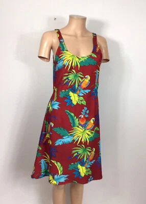 Barefoot Attitude Hawaiian Dress Womens Small - Image 1 of 4