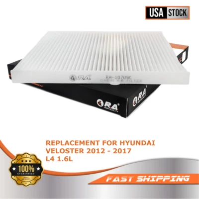 Filtro de ar de cabine 10709 para HYUNDAI VELOSTER 2012 2013 2014 2015 2016 2017 1,6L - Imagem 1 de 4