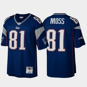 RANDY MOSS 07 New England Patriots MITCHELL & NESS Throwback LEGACY Jersey S-XXL - Picture 1 of 4