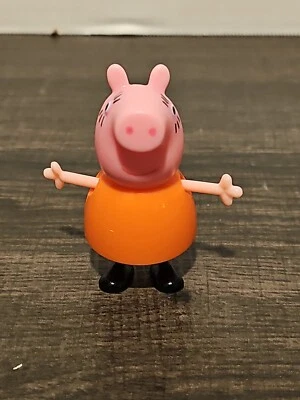 Peppa Pig Mrs MOM MUMMY Mother In Orange 2.75 英寸高人偶 Jazwares 英国独家 — 第 1/4 张图片