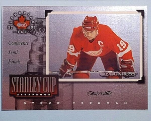 1997-98 CANADIAN ICE STANLEY CUP SCRAPBOOK #19 STEVE YZERMAN DETROIT RED WINGS  - Picture 1 of 2