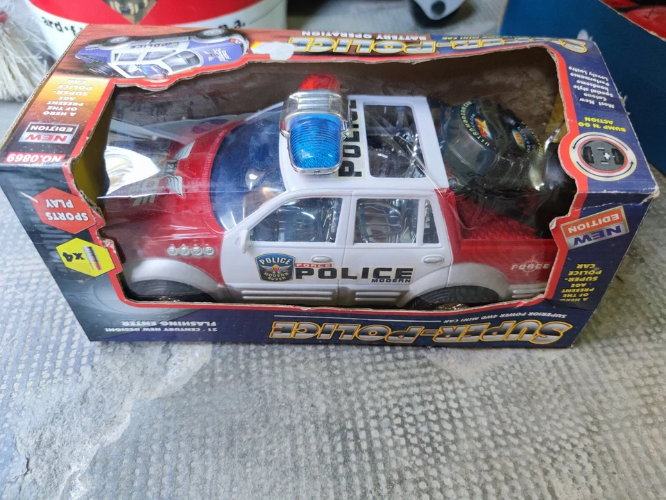 giocattolo super police con scatola - Immagine 1 di 1