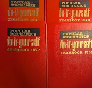 Popular Mechanics Do-It-Yourself Hardcover Yearbook 1976,77,78,81 PET RESCUE - Imagen 1 de 17