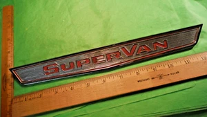 BZ52 Ford Super Van Fender Emblem Vintage 1965 #C5UB8920978 ECONOLINE SUPER VAN - Foto 1 di 5