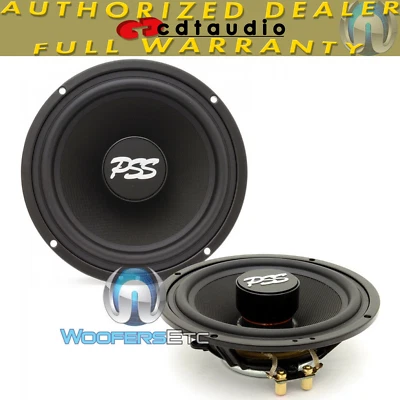 CDT AUDIO ES-6IM 6.5" 100W RMS SLIM INVERTED MAGNET MID-BASS WOOFERS SPEAKERS  - Image 1 of 4