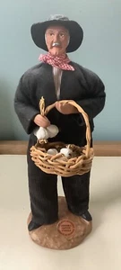 Vintage Veritable Santon d ‘ argile Figure old man seller garlic Florence - Picture 1 of 9