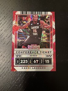 2020-21 Panini Contenders Draft Picks Conference Ticket Kawhi Leonard #’d /99