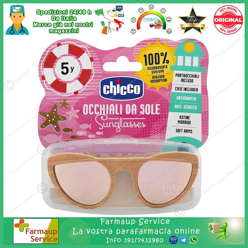 2-3 Anni Chicco Occhiali Da Sole Bambini Rosa Occhiali Sole - Main Image