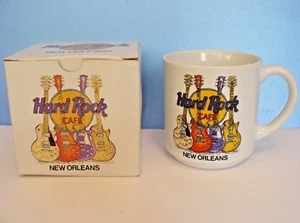 De colección. TAZA DE CAFÉ HARD ROCK CAFÉ~NUEVA ORLEANS 3,5" CERÁMICA-LOGOTIPO GUITARRAS-NUEVA EN CAJA - Imagen 1 de 4