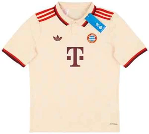 BNWT 24-25 Bayern Munich adidas Originals Trefoil Third Jersey KIDS - Picture 1 of 2