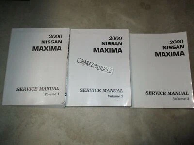 Nissan Máxima A33 2000 manuales de servicio OEM Foto 1 de 2