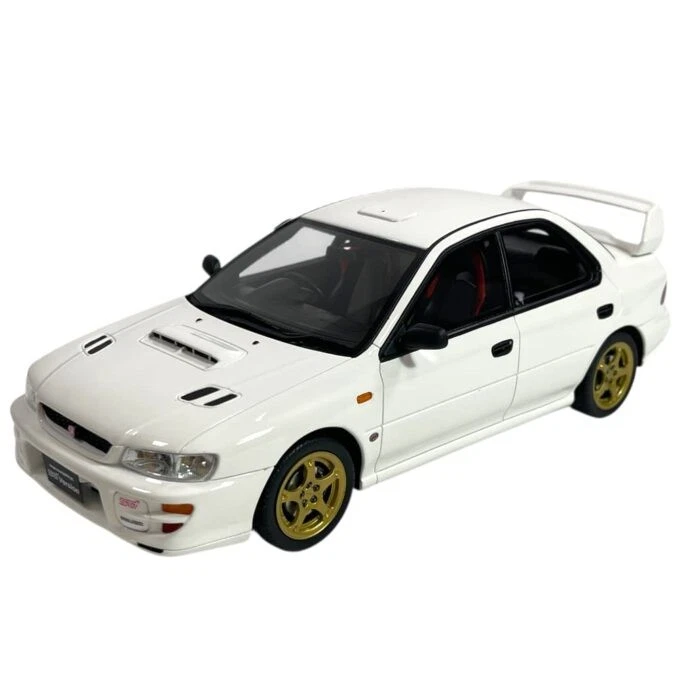 Modellino Auto OttoMobile 1/18 Subaru Impreza WRX Type RA STI 2000 Pure White - Immagine 1 di 4