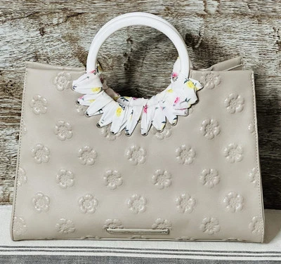 Bolso de mano Betsey Johnson bandolera y asa color tostado floral para mujer Foto 1 de 4
