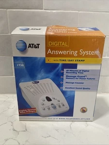 AT&T Model 1738 Digital Answering System w/ Time Day Stamp, 40-Minute - New - Picture 1 of 2
