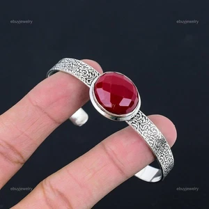 Sisters Day Deal 925 Sterling Silver Oval Natural Italian Red Coral New Bangle - Picture 1 of 7