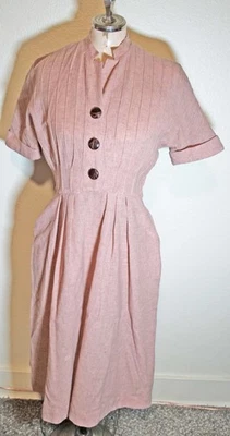 Vestido de lana Helen Powell a medida para jóvenes talla mediana de colección años 50 Foto 1 de 4