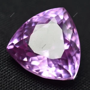 Zafiro Rosa Claro 9.35 Ct Natural CERTIFICADO Piedra Preciosa Suelta Corte Trillón Trasero - Imagen 1 de 6