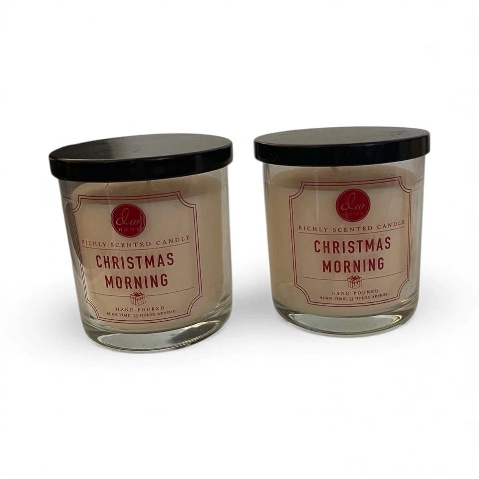 DW Home Christmas Morning Candle – 2 Pack – 33 Hour Burn Time Each – Holiday - Image 1 of 1