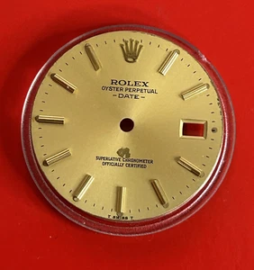 Vintage Rolex Oyster Perpetual Date Cal. 3035 Watch Dial Original 26,89mm ( 17 ) - Picture 1 of 4