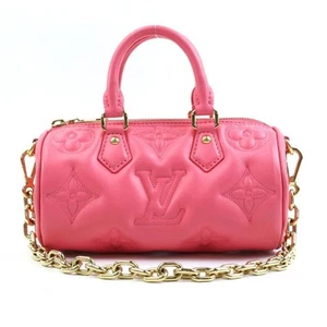 Louis Vuitton LOUIS VUITTON Handbag Shoulder Bag Bubble Gram Papillon BB Leather - Picture 1 of 5