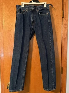 Levi's 505 Jeans Men’s 31x30 Regular Fit Straight Blue Denim 100% Cotton - Picture 1 of 5