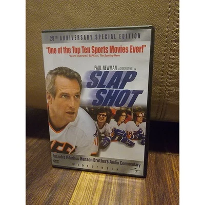 Slap Shot DVD 25th Anniversary Special Edition Paul Newman Comedy Sports Classic Foto 1 de 2