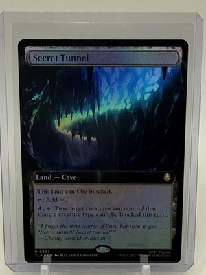~ Secret Tunnel (Extended Art) ~ NM Foil ~ MTG: Avatar ~ MTG ~ - Image 1 of 2