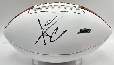 Aaron Glenn Signed New York Jets White Panel Football Autographed PSA/DNA - Image 1 of 4