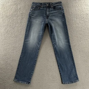 Jeans uomo American Eagle blu 29x30 atletico dritto aria flessibile + misto cotone - Foto 1 di 21
