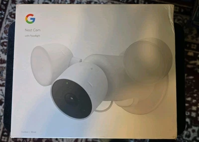 MINT FACTORY SEALED NEW Google Nest Cam with Floodlight Wired - Image 1 of 3