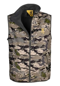 Browning Soft Shell Hunting Vest Camo Ovix Windproof Men's 2XL XXL - Picture 1 of 5