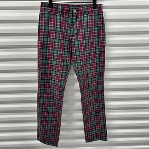 Pantalones Vineyard Vines Para Hombre 30x32 Verde Azul Tartán Cuadros Rompedor Golf Preppy - Imagen 1 de 12