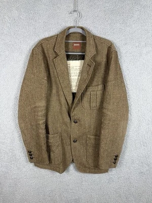 Boss By Hugo Boss Orange Label Men's Wool Silk Cashmere Blend Jacket Blazer M-L - Image 1 of 4