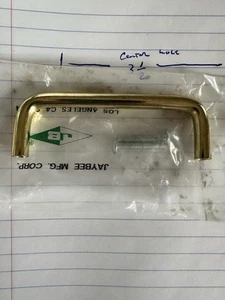 Drawer Handles, Jaybee Vntge, Brass Finish Cast Metal - Picture 1 of 3