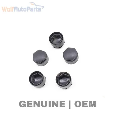 2019-2025 AUDI A6 QUATTRO - LUG NUT / BOLT Cover / CAP SET (5) 4M0601173E - Image 1 of 3