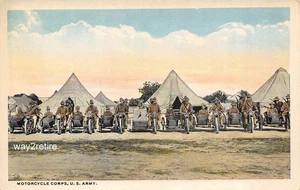 AK Militär US Army Serie #11 Motorcycle Corp 1917 - Bild 1 von 2