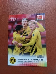 Topps Now BVB #193 2021 BORUSSIA Dortmund Haaland impresión solo 927 - Imagen 1 de 2