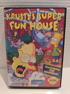 Krusty's Super Fun House (Sega Genesis, 1994) - Image 1 of 4
